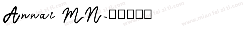 Annai MN字体转换